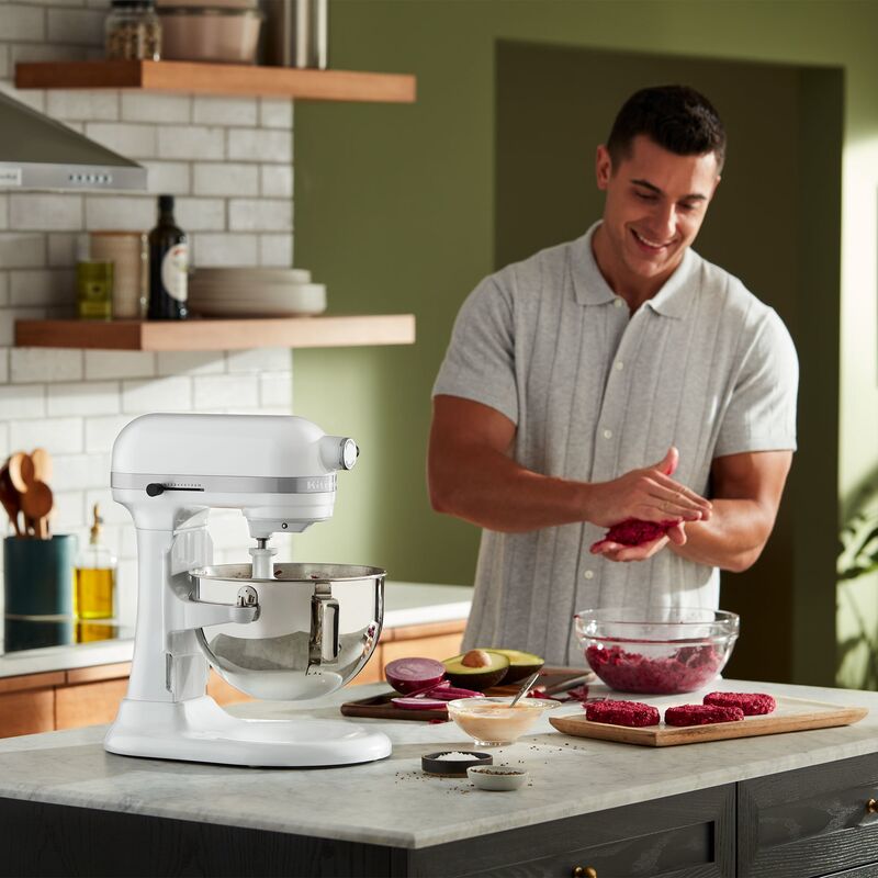 Köksmaskin med lyftarm 5,2 liter, vit