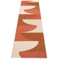 Pappelina Hill matta 70 × 270 cm, brick/rust/cream