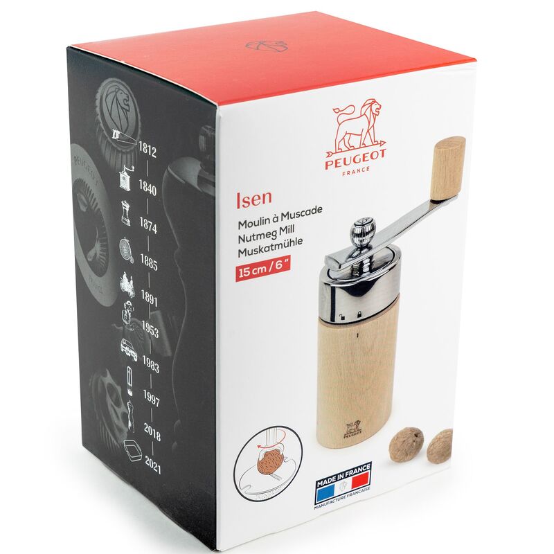 Isen Muskatkvern Natural 15 cm