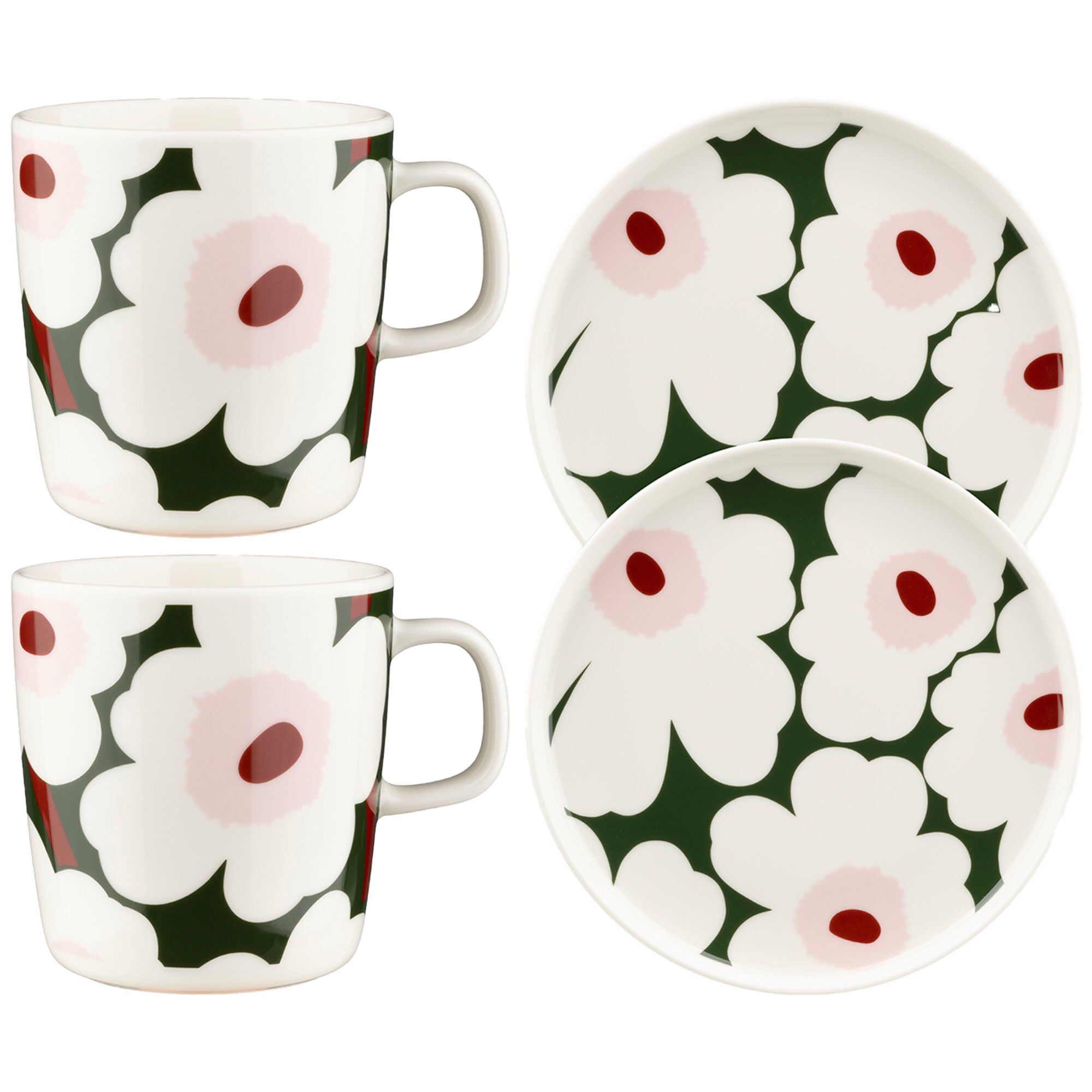 Unikko frokostsett 4 deler
