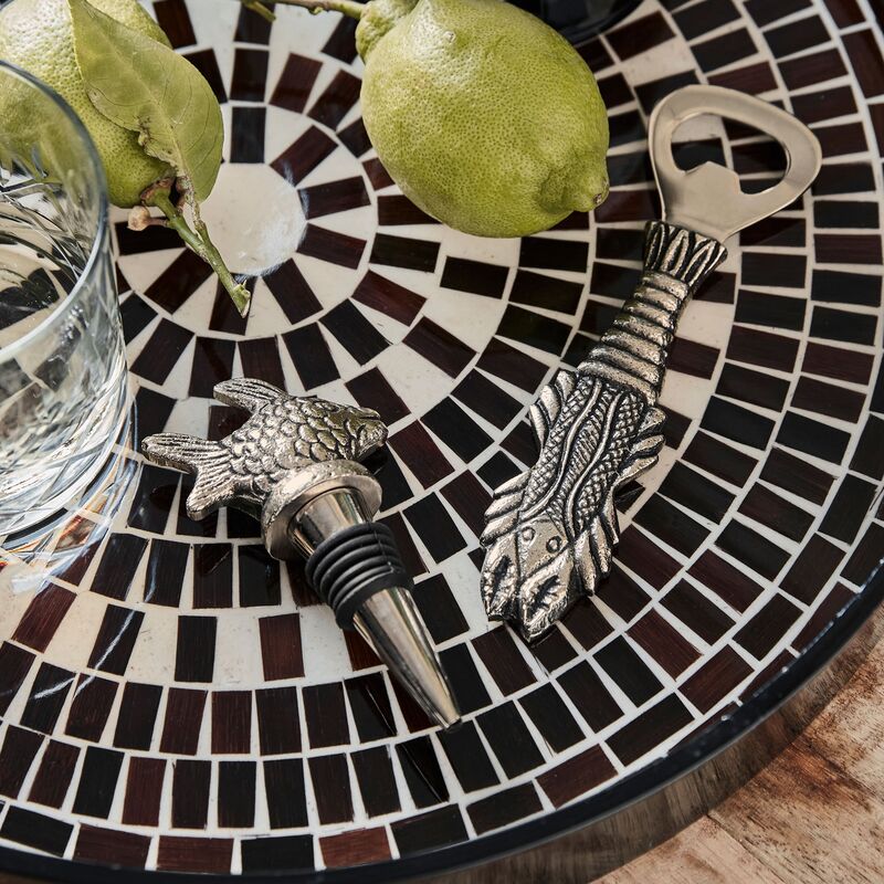 Fish bartillbehør, sølv