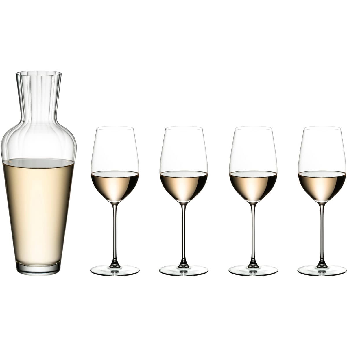 Mosel vinkaraffel + Veritas Riesling/Zinfandel vinglass 4-pack