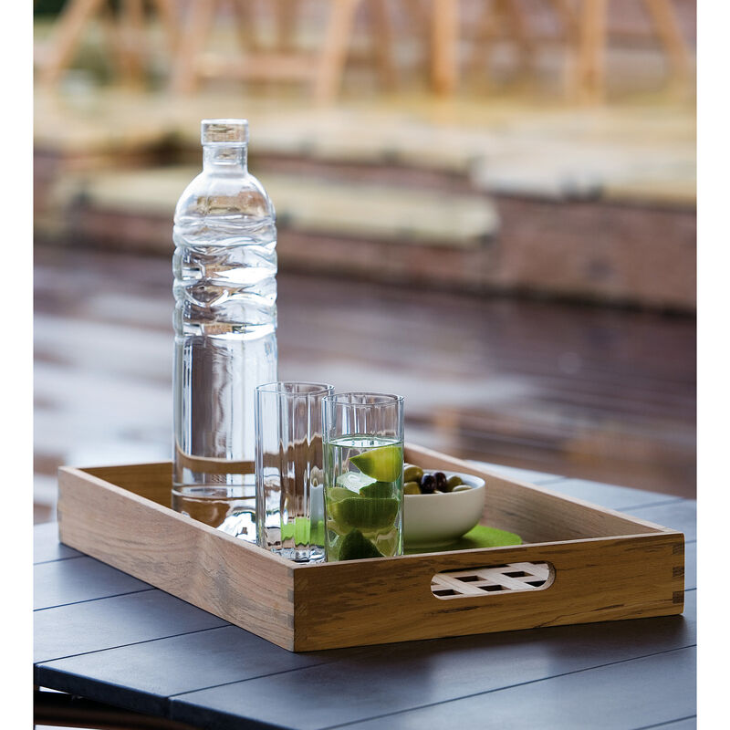 Fionia-tarjotin, 52 x 36 cm, tiikkiä