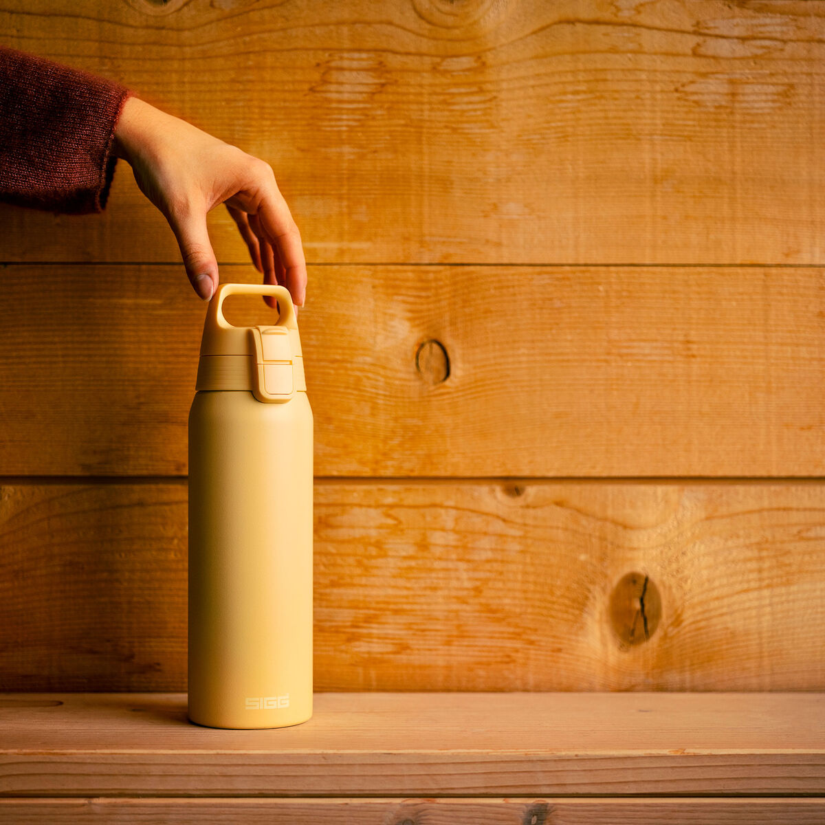 SIGG Shield Therm ONE termosflaska 0,75 liter, optimistic yellow