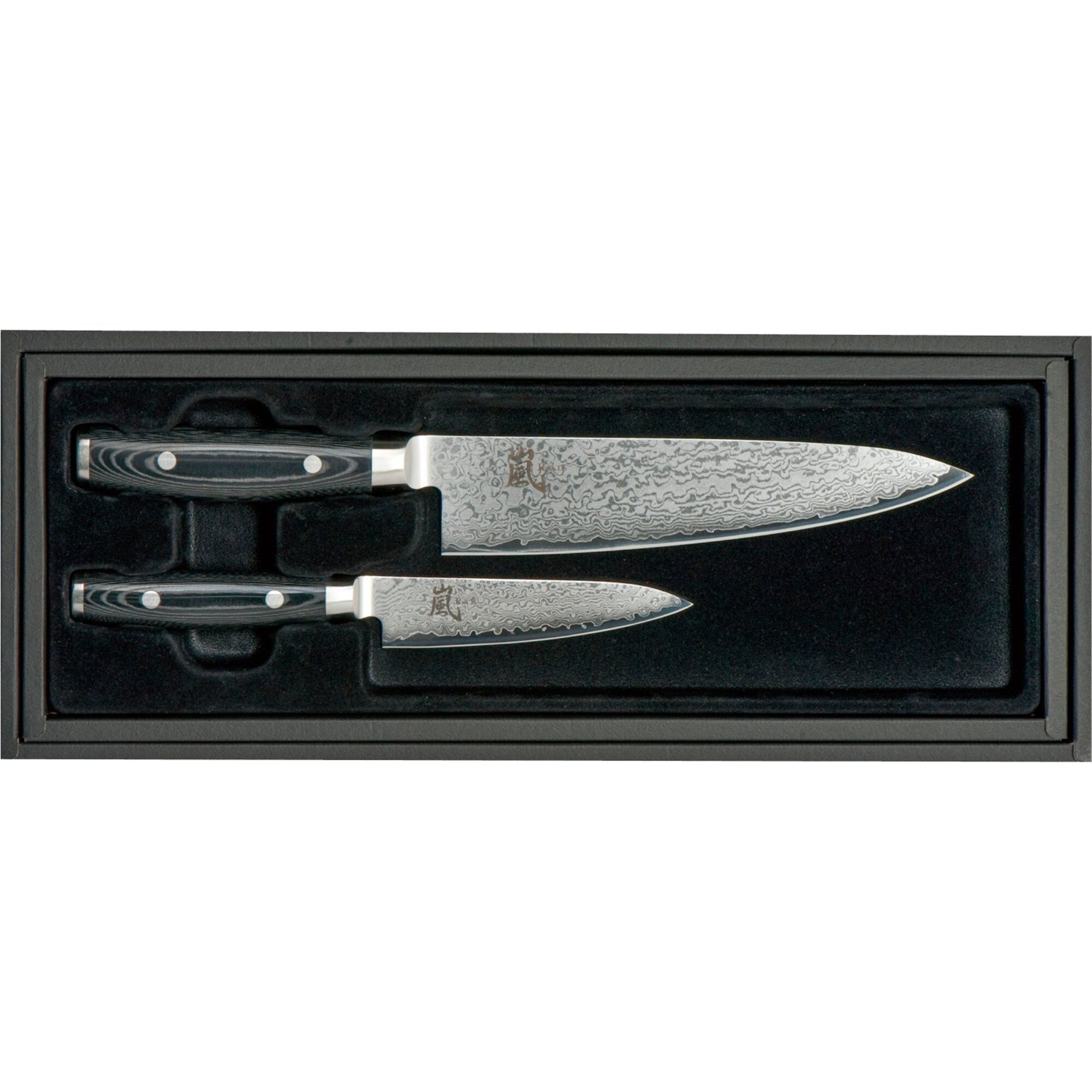 Yaxell - Yaxell Ran 2-delt sett med kokkekniv 20 cm og universalkniv 12 cm - Kokkekniver