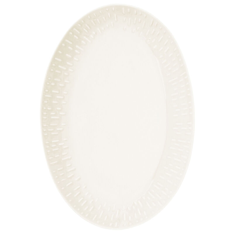 Confetti soikea vati 36 × 25,5 cm, vanilla