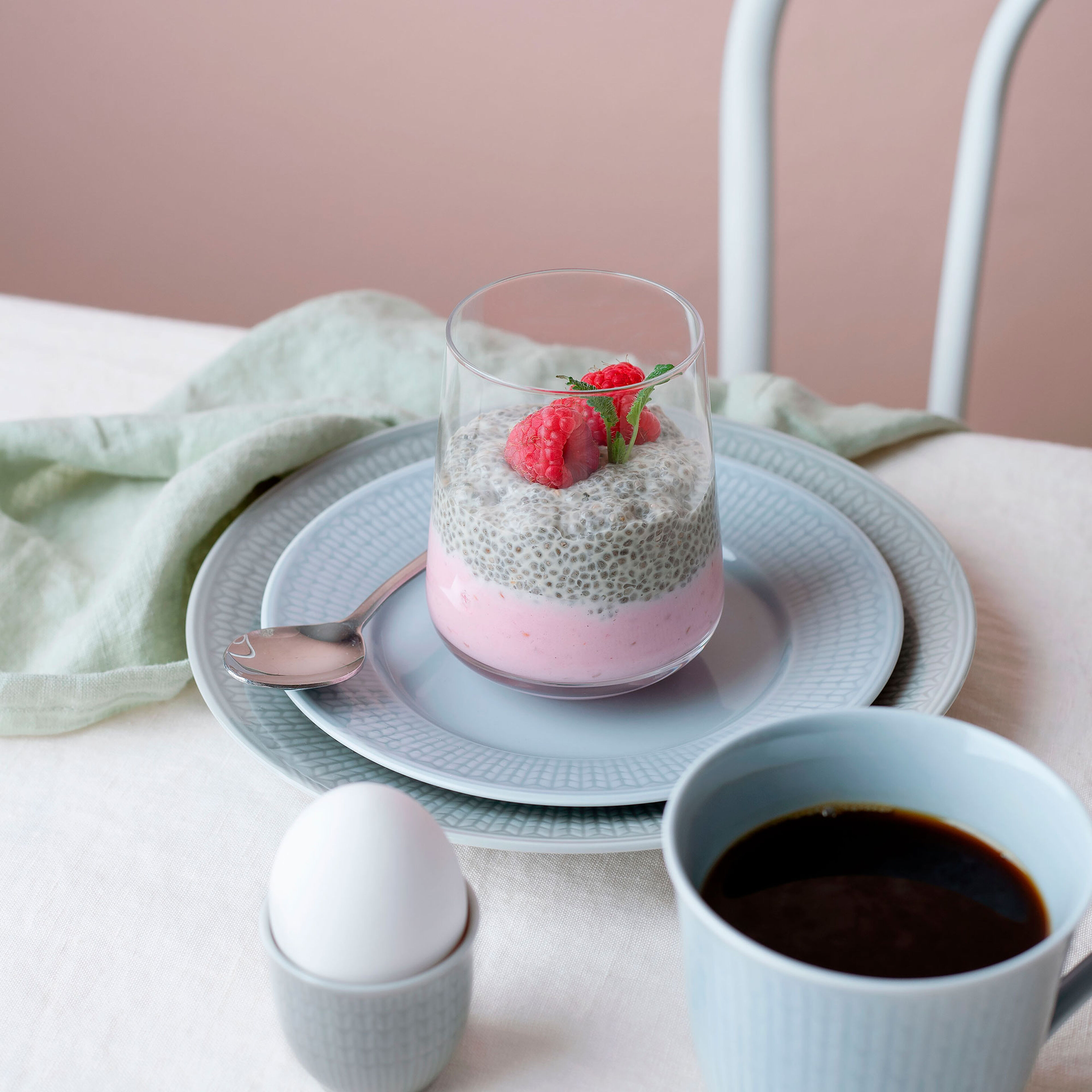 Swedish Grace Blå Tallrik 27 cm., porslin