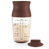 Shaker pannukakkusekoitin, ruskea