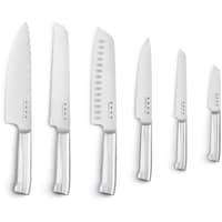Knivblok med knive 6 stk., sort