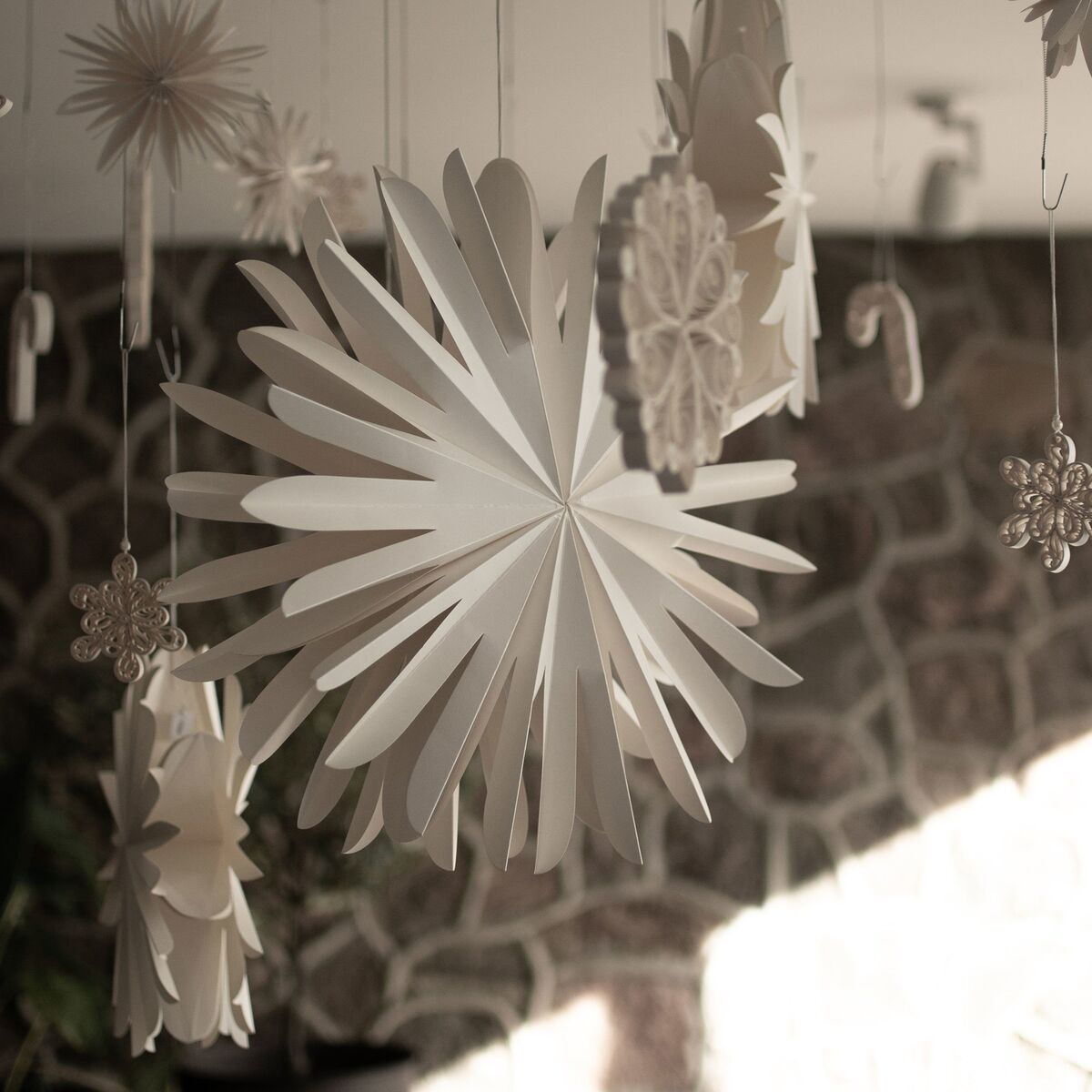 Paper Flake juletrepynt, XL, 40 cm