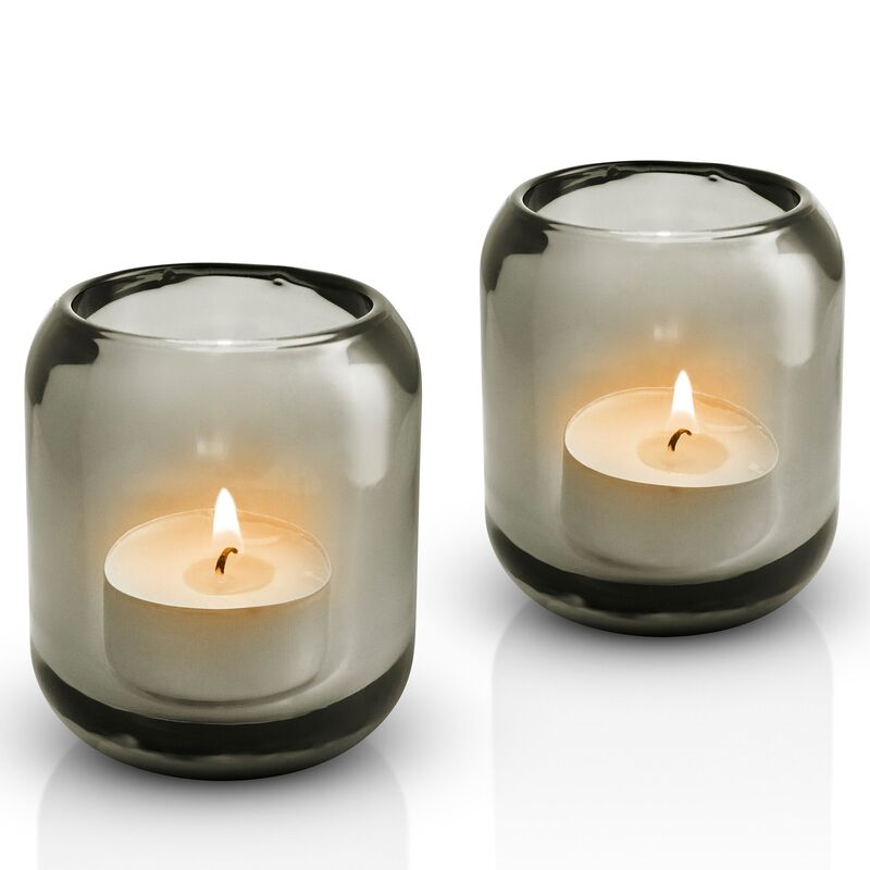 Acorn fyrfadsstage, stone, 2 stk.