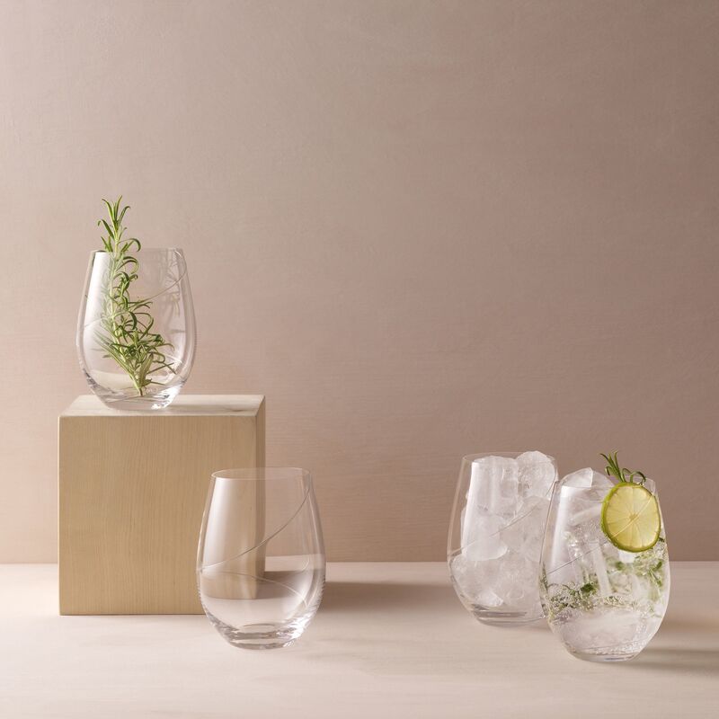 Line gin & tonic glass