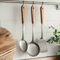 Rostfritt stål serveringssked