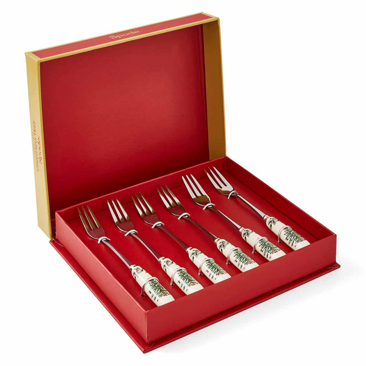 Christmas Tree dessertgaffel 6-pack