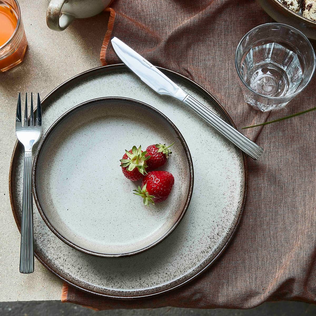 SØHOLM Sonja frokosttallerken, 21 cm, brun