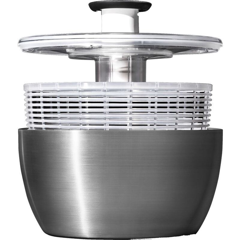 Salaattilinko, suuri, ruostumatonta terästä