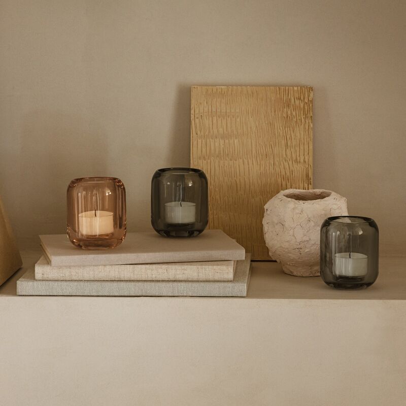 Acorn fyrfadsstage, stone, 2 stk.