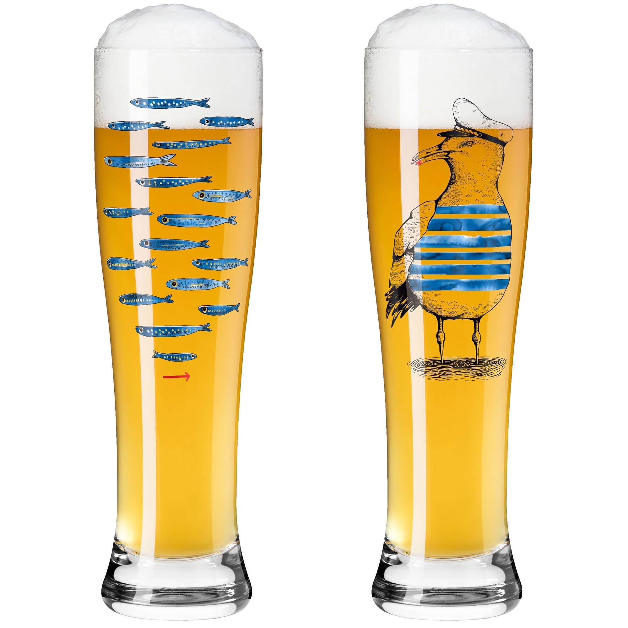 Brauchzeit ølglass, 2 stk, #13&14