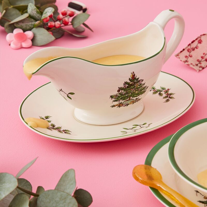 Christmas Tree sausekanne med fat 31 cl