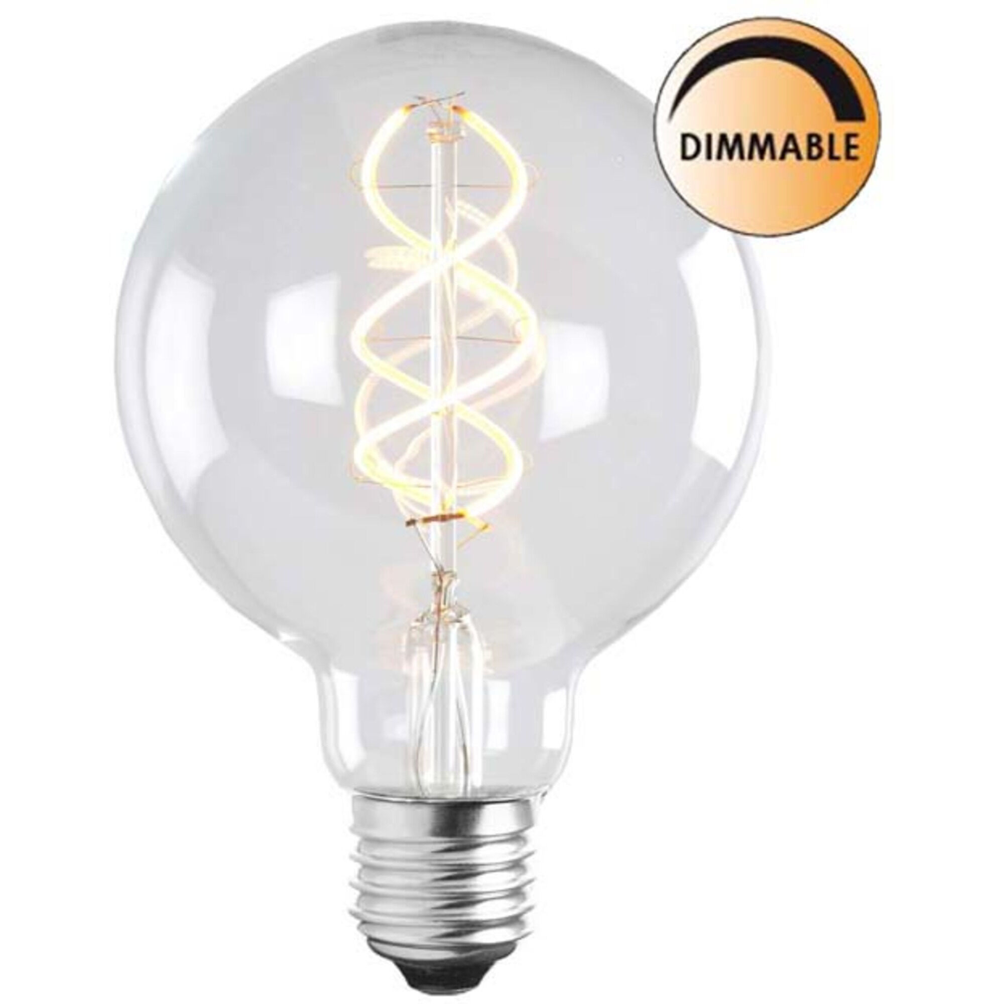 Globen Lighting Globen lyspære E27 LED soft filament 9,5 cm