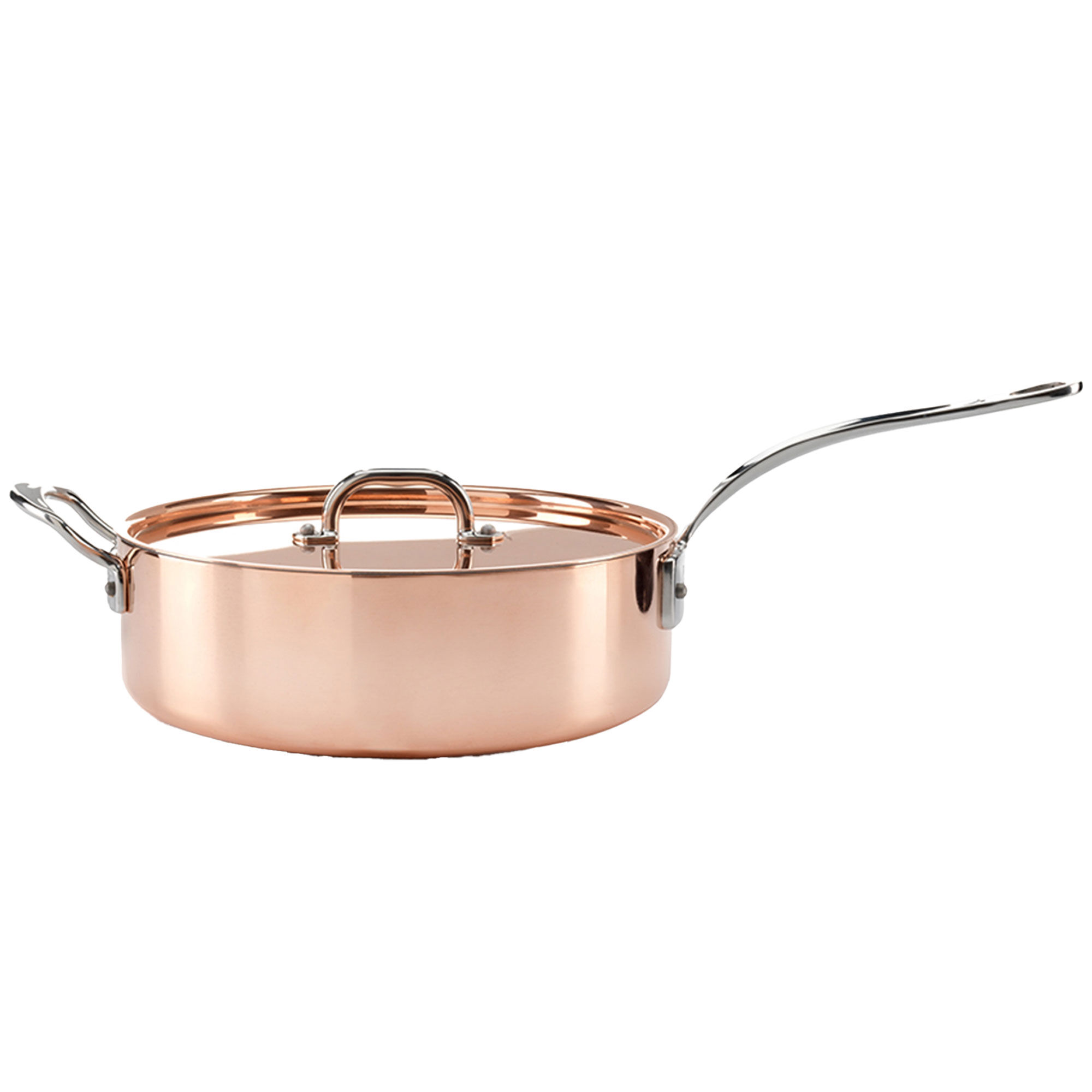 Samuel Groves - Copper Induction traktørpanne med lokk 26 cm