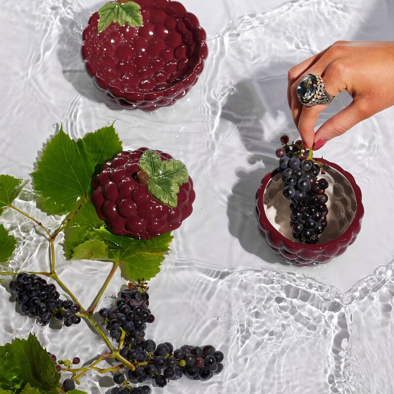 Grape skål med låg 10 cm