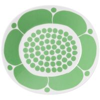 Arabia Sunnuntai oval tallrik 25 cm, grön