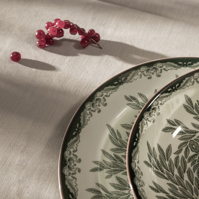 Ostindia Floris lautanen 27 cm, vihreä