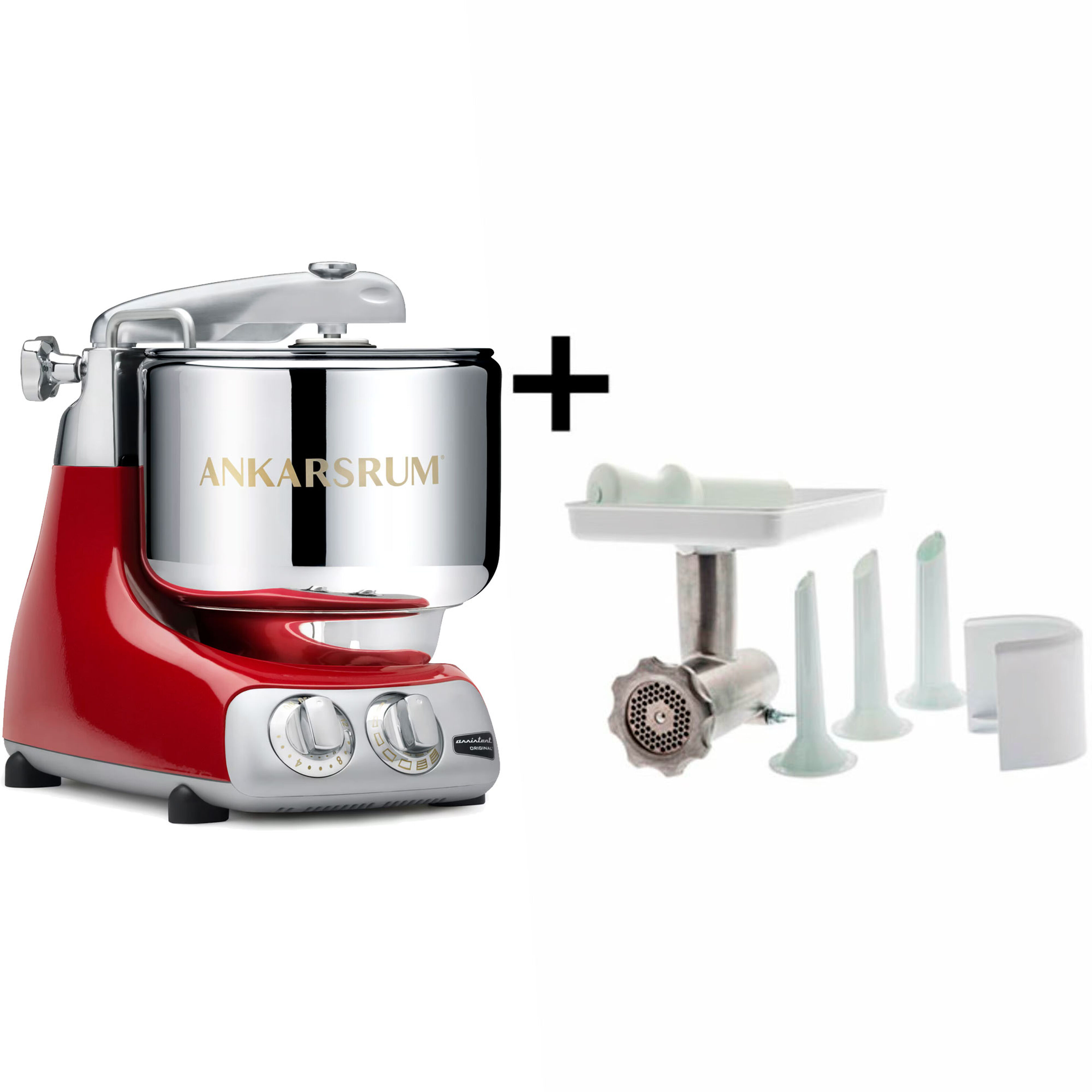 Ankarsrum Assistent Original AKM6230 Red + köttkvarn