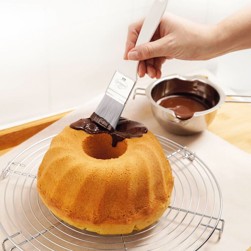 Bakepensel 21,5 cm, hvit