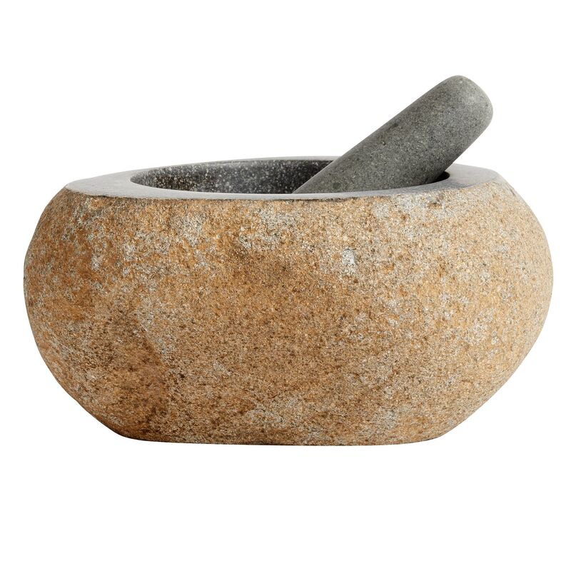 Valley mortel 18 cm, grå/natur