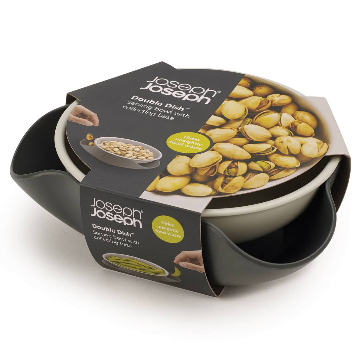 Double Dish tarjoilukulho 17 cm, harmaa