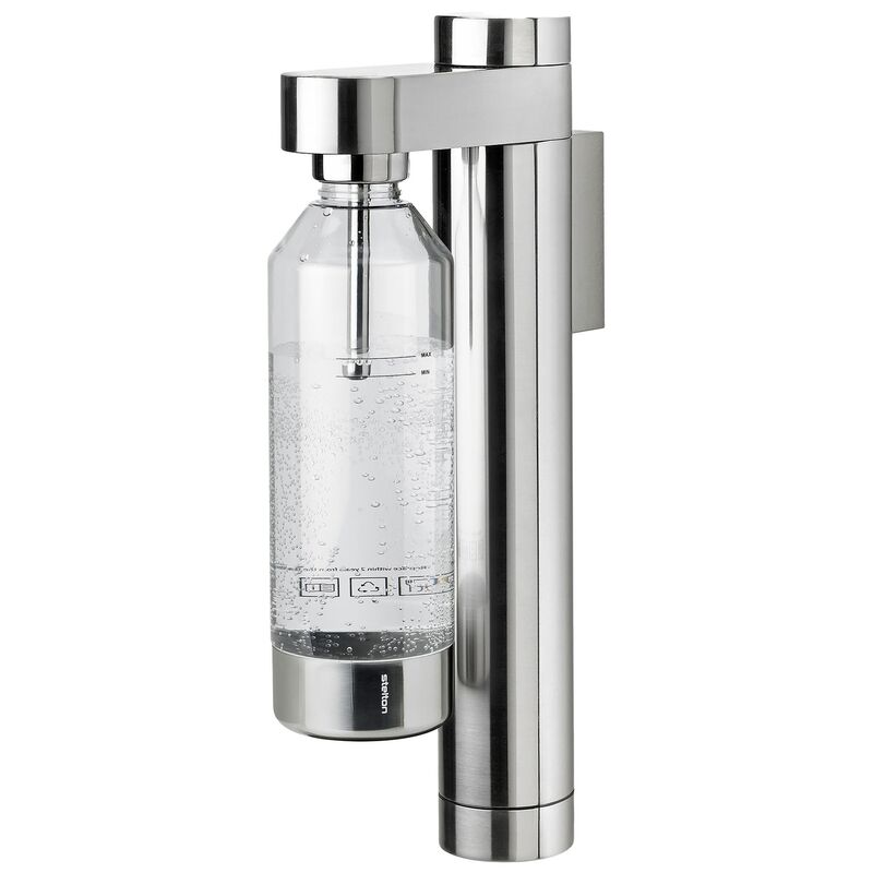 Brus sodavandsmaskine vægmonteret, stål