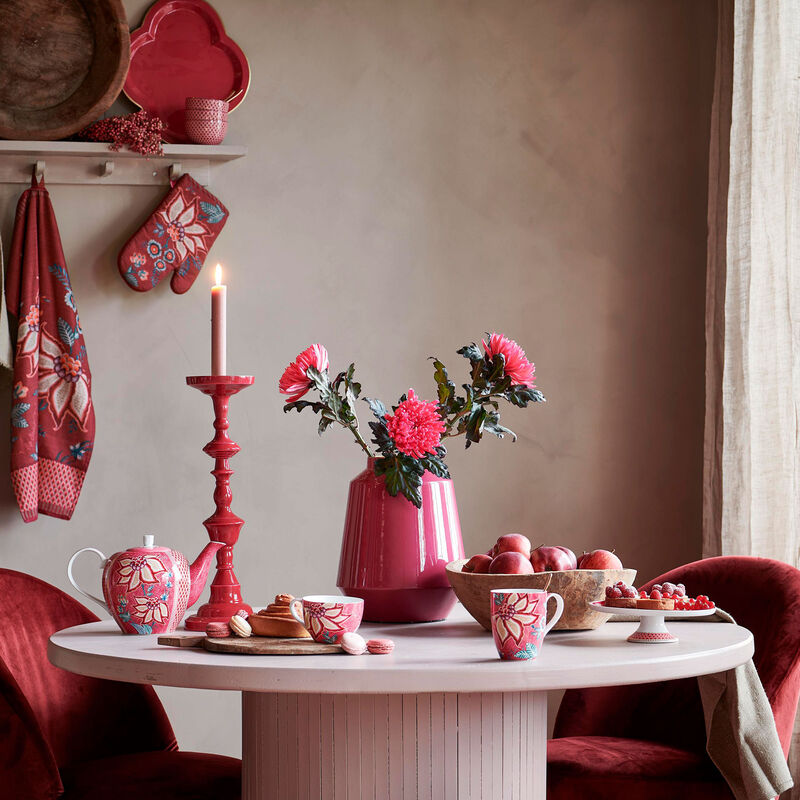 PIP Studio Flower Festival skål 15 cm, rosa