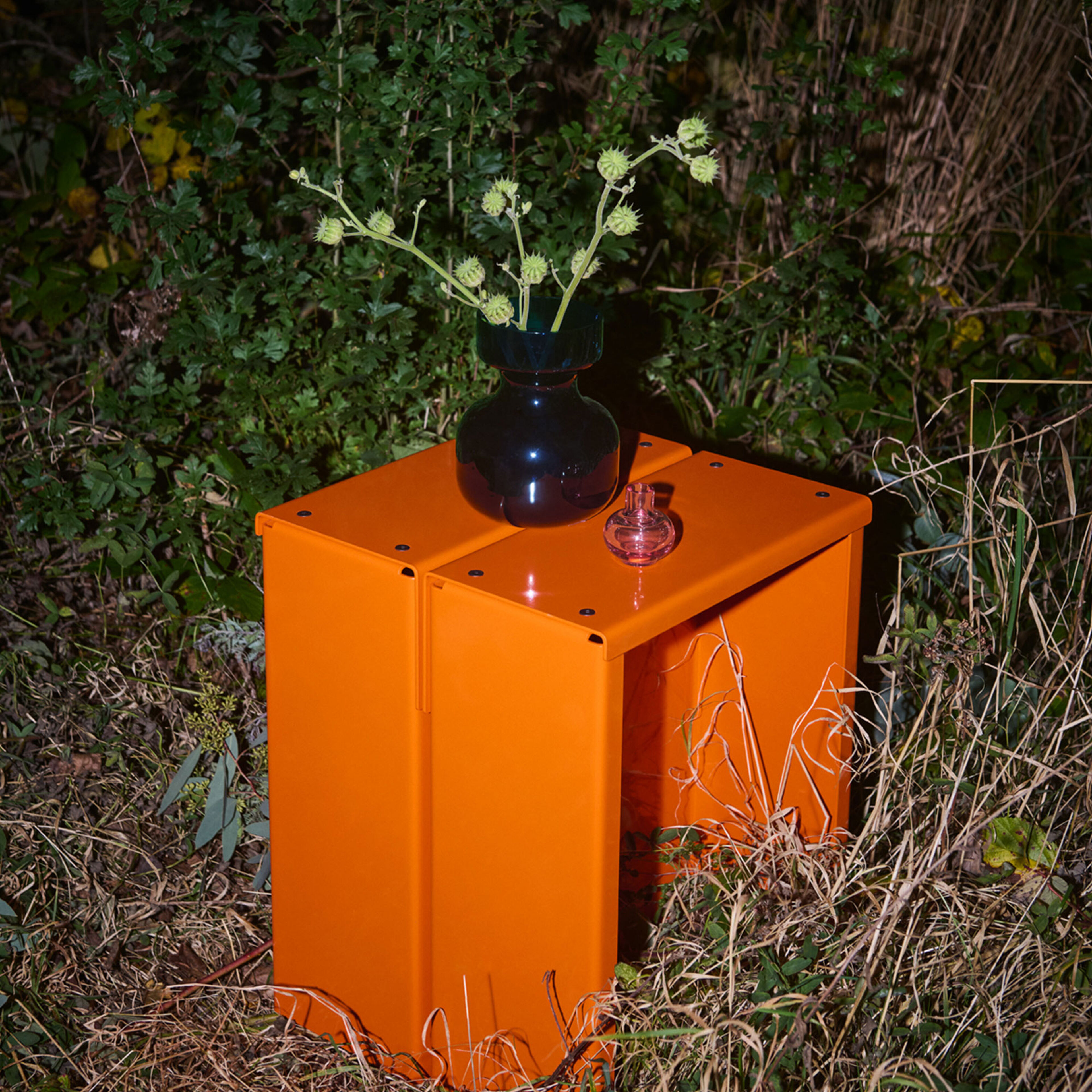 minivaser 2 st, rubinröd/rosa