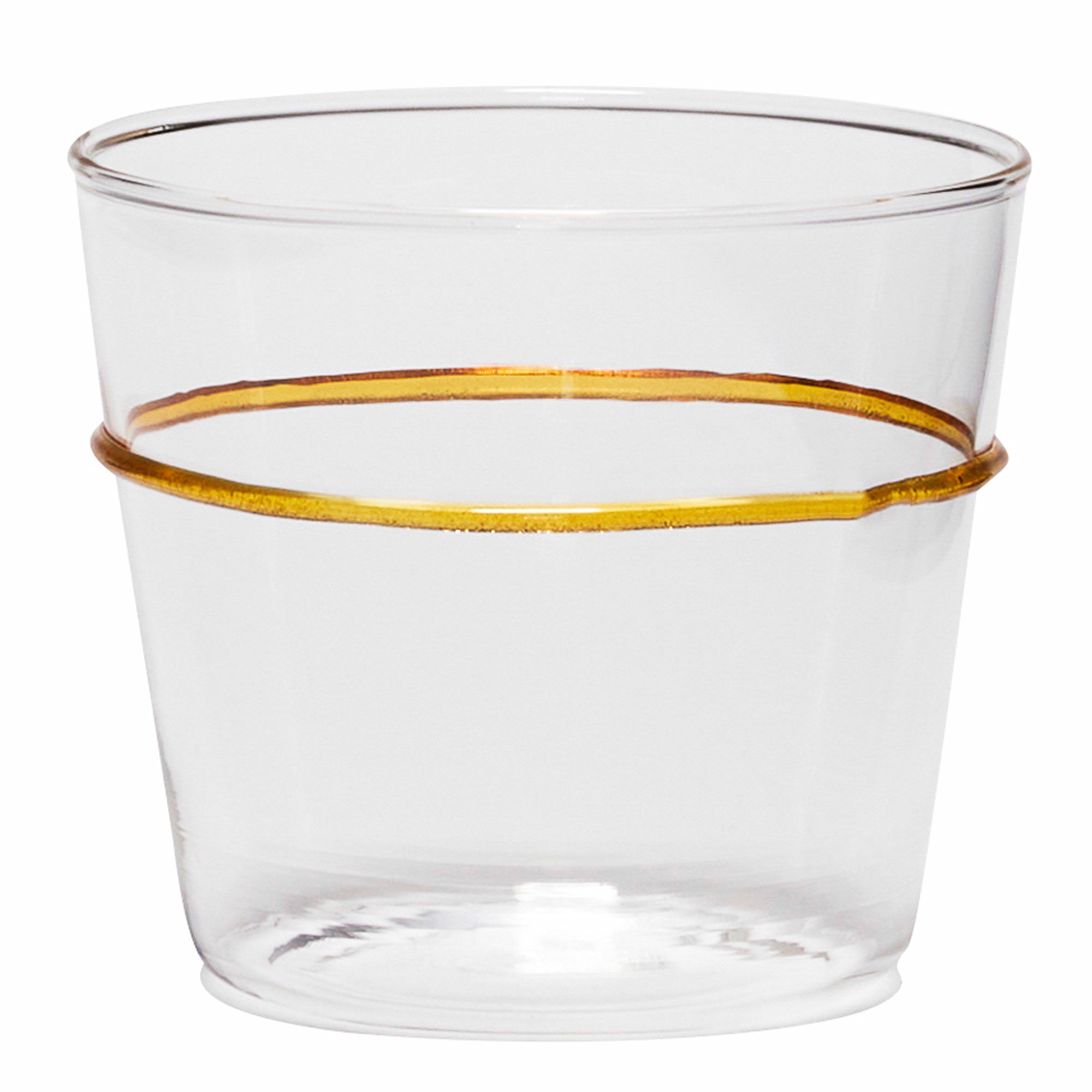 Hübsch Orbit Vannglass, gul