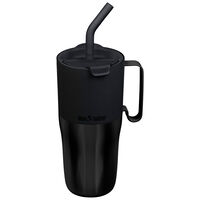 Rise Tumbler med flip-lock och sugrör 770 ml, svart