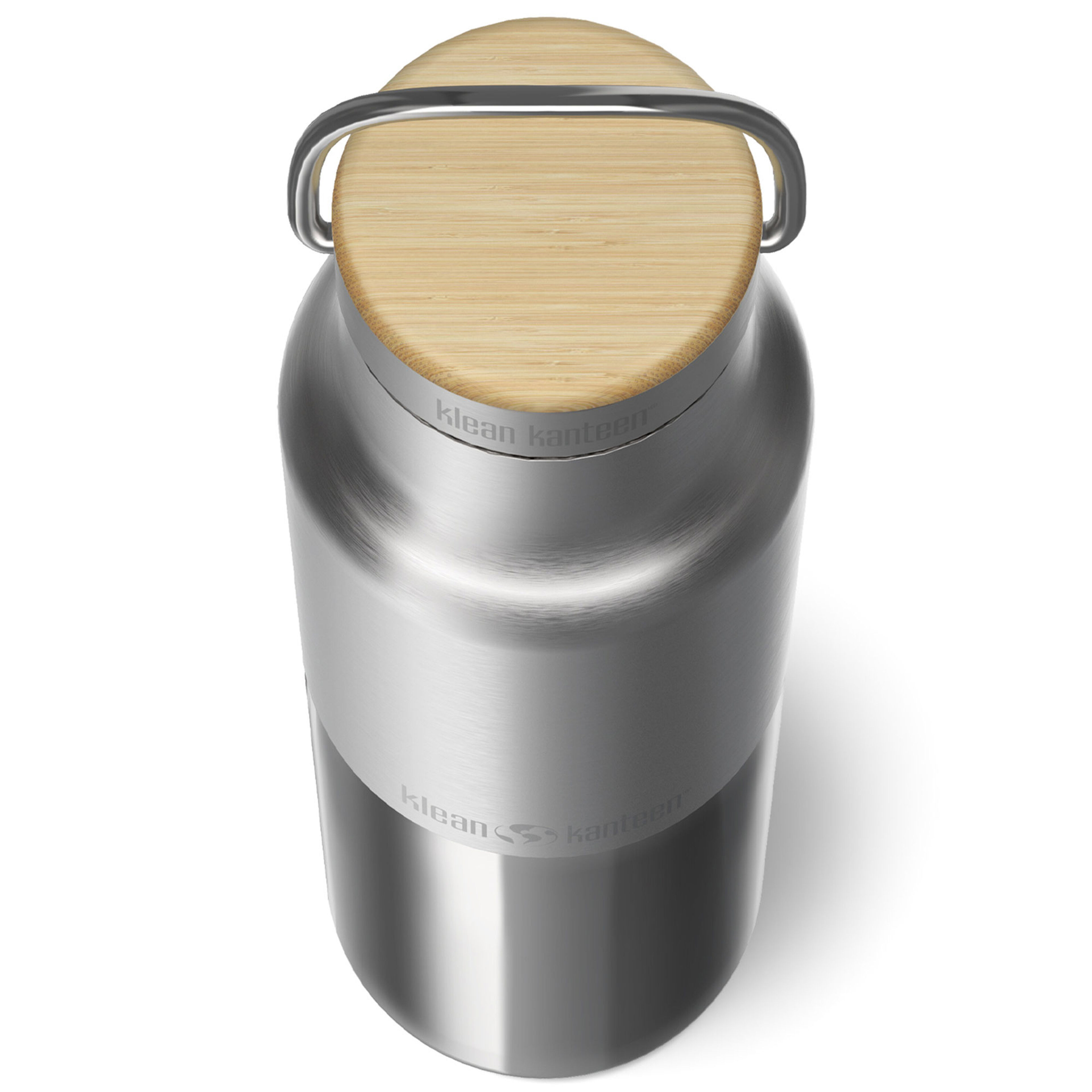 Insulated Reflect flaske med bambuslåg 355 ml