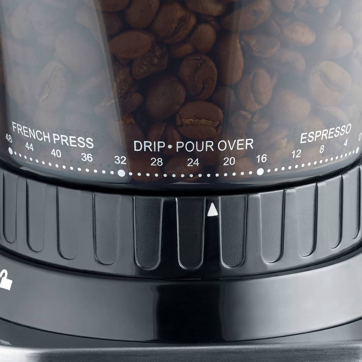 BaristaChef Inox kahvimylly, hopea