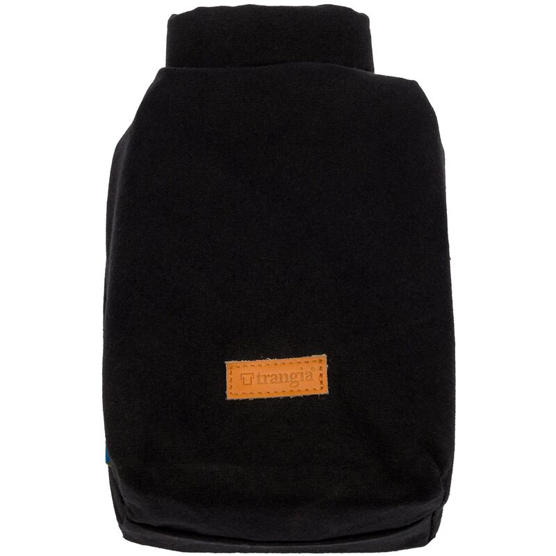 Roll top etui til matboks large, svart