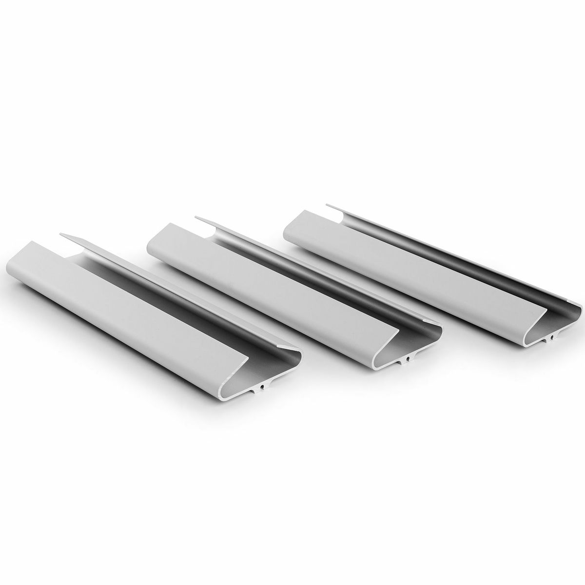 Hex vinglassholder, aluminium, 3-pack, 30 cm