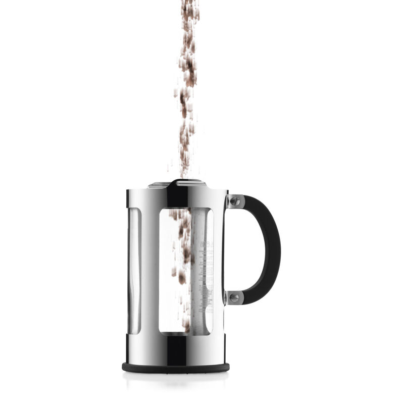 Chambord stempelkande, 8 kopper, krom