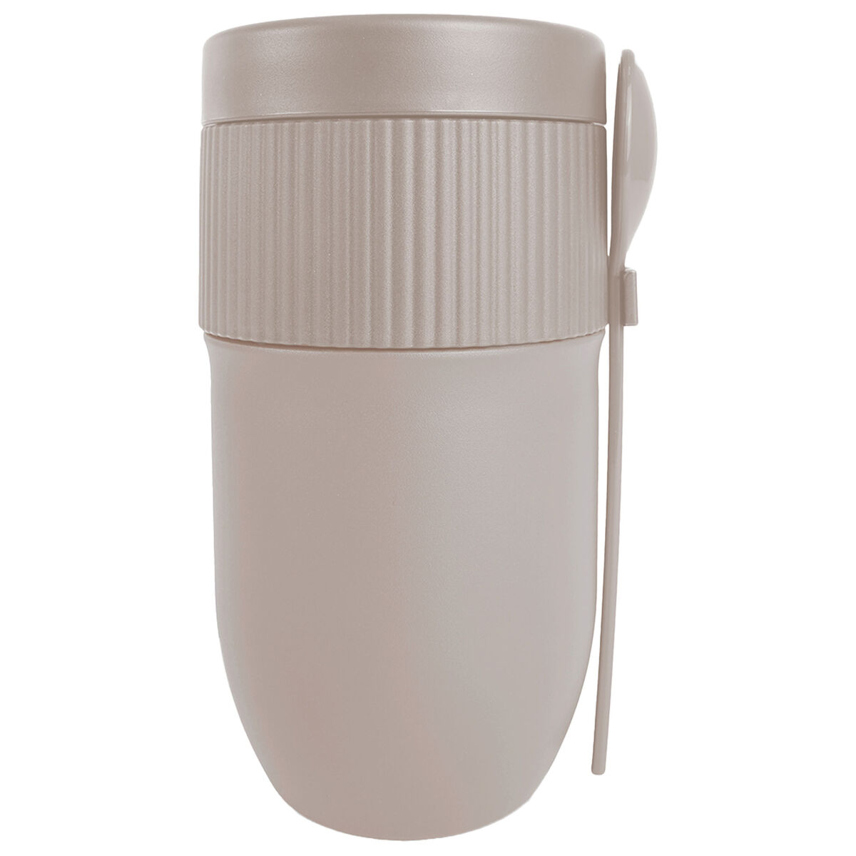 Ted Termos yoghurtmugg med sked 32 cl, beige