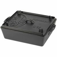 K12 brödform med lock 40x30 cm, gjutjärn