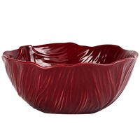 Veggie skål 20 cm, vinrød