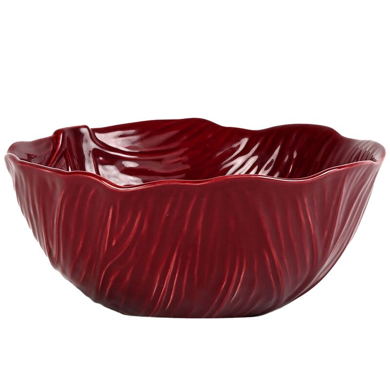 Veggie skål 20 cm, vinrød