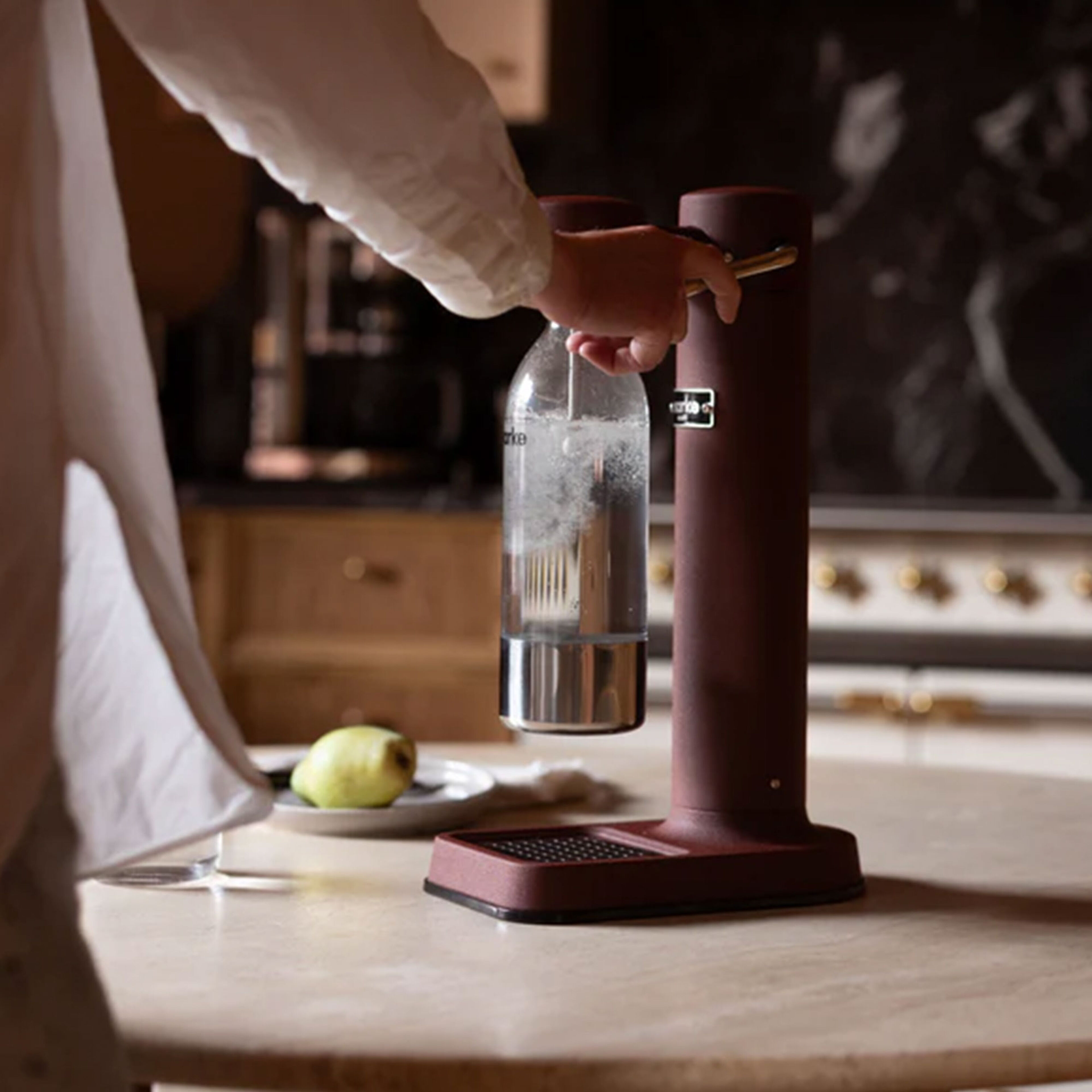 Aarke Carbonator 3 kullsyremaskin, burgunder