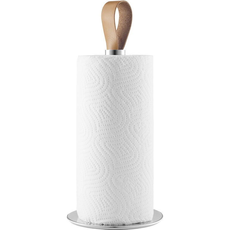 Køkkenrulleholder med læderstrop