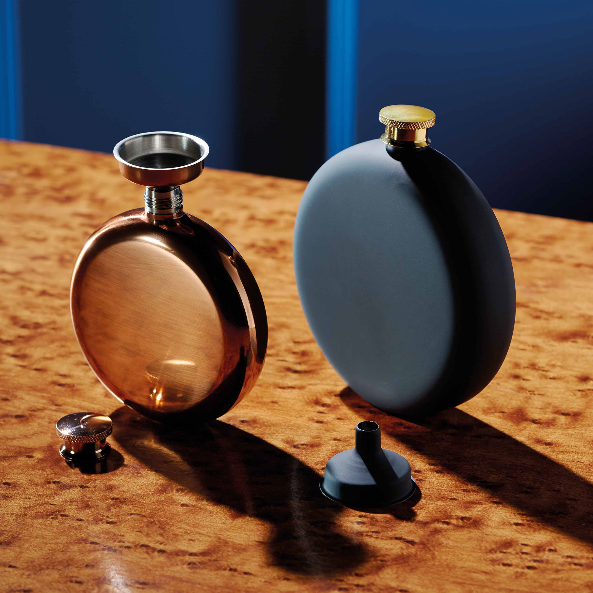 BarCraft Fickplunta Svart matt Rostfritt Stål 350 ml