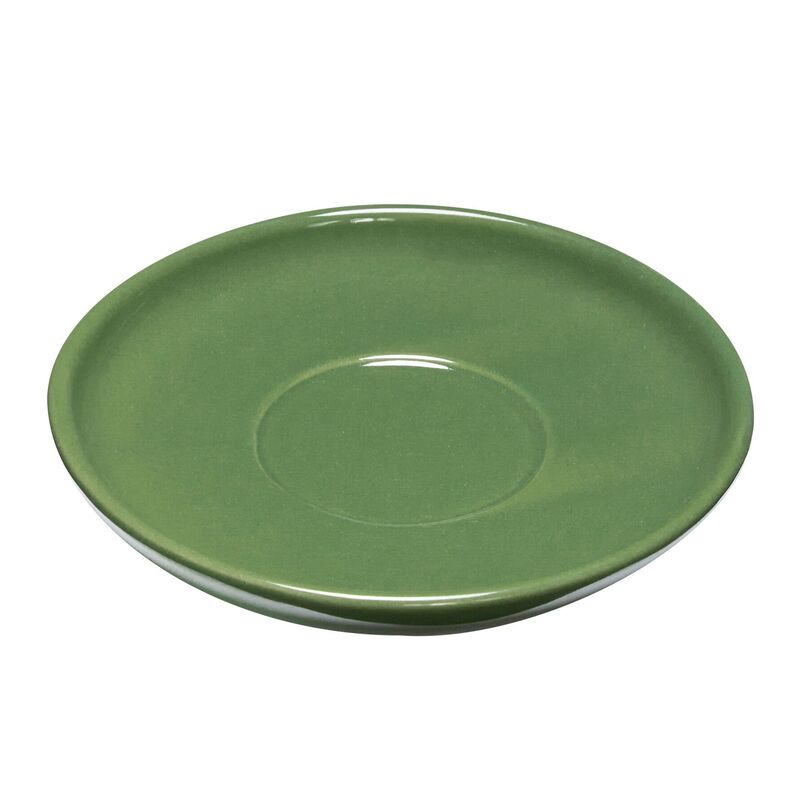 kopp med fat, sand/grön